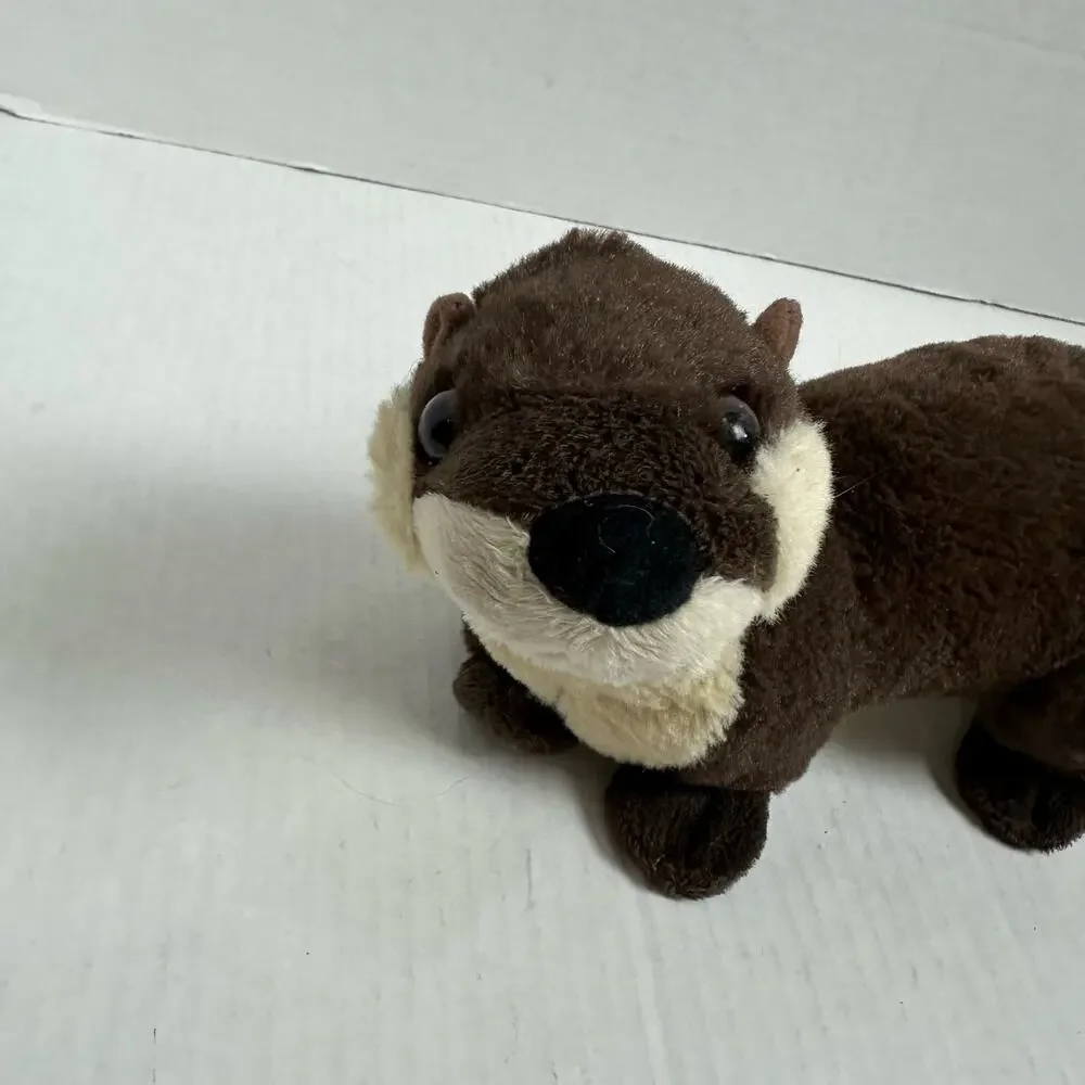 Wild Republic River Otter Plush Stuffed Animal Brown Realistic K & M 10